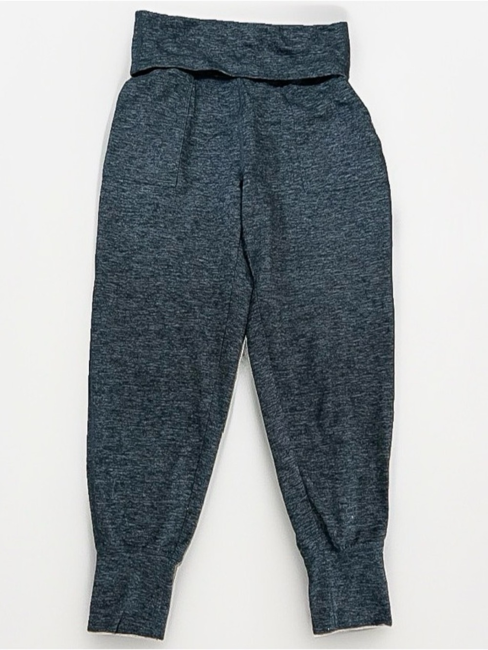 OFFLINE Aerie Hugger Joggers Pants Women's Size S High-Waist/Fold Over Marled